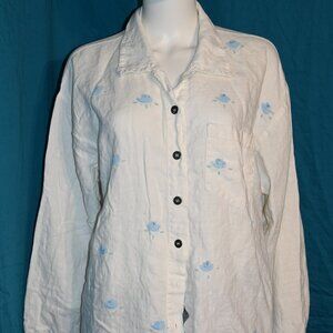 Linen City Lights Blouse
